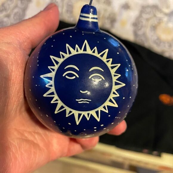 Vintage RARE Celestial Jimon Signed Mexico Pottery Ornament - Picture 7 of 15